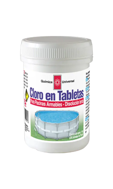 Cloro en Tabletas 50 de 20 grs Química Universal