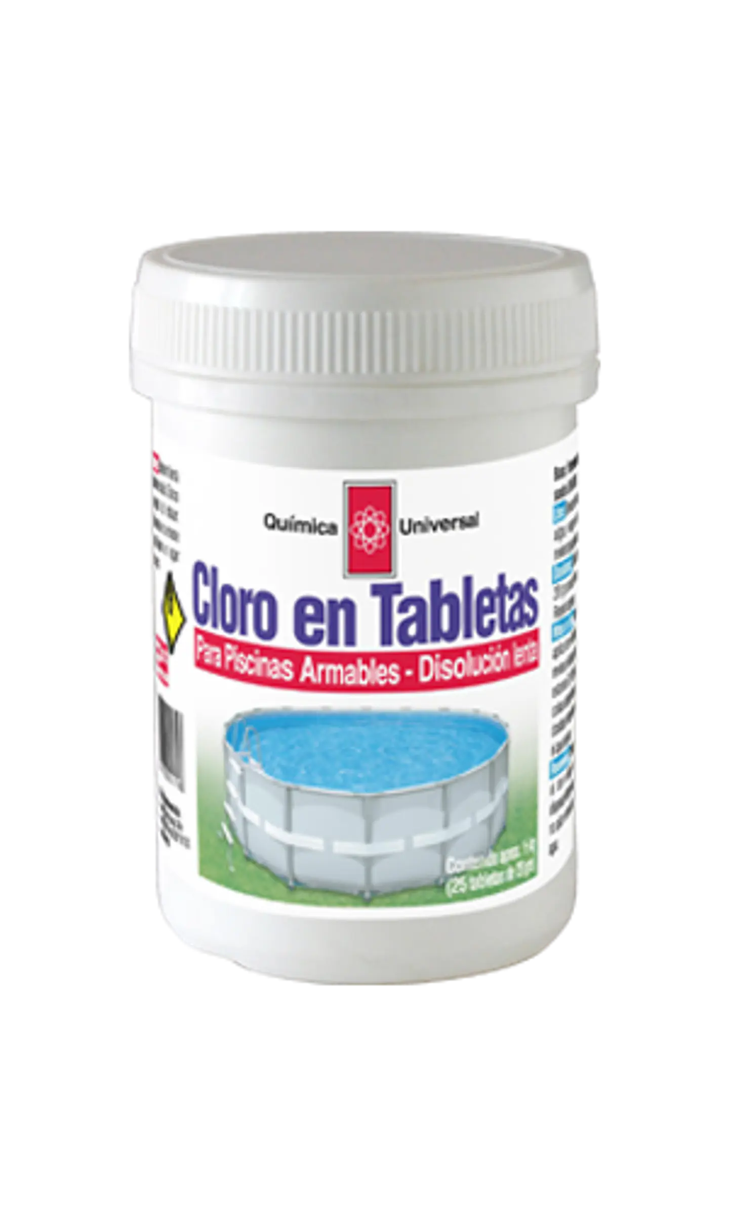 Cloro en Tabletas 50 de 20 grs Química Universal 1