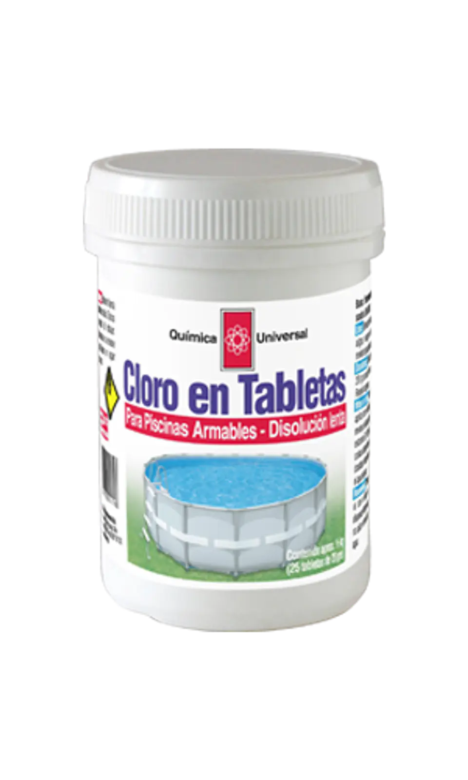 Cloro en Tabletas 50 de 20 grs Química Universal 1