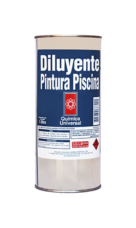 Diluyente P/Piscina 1 Lt Quimica Universal 