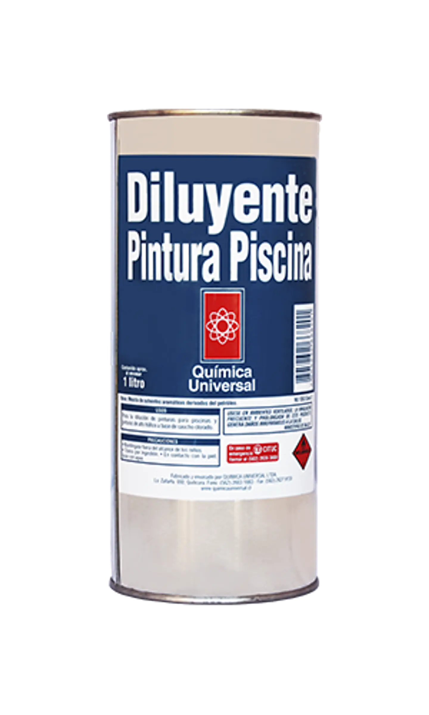 Diluyente P/Piscina 1 Lt Quimica Universal  1