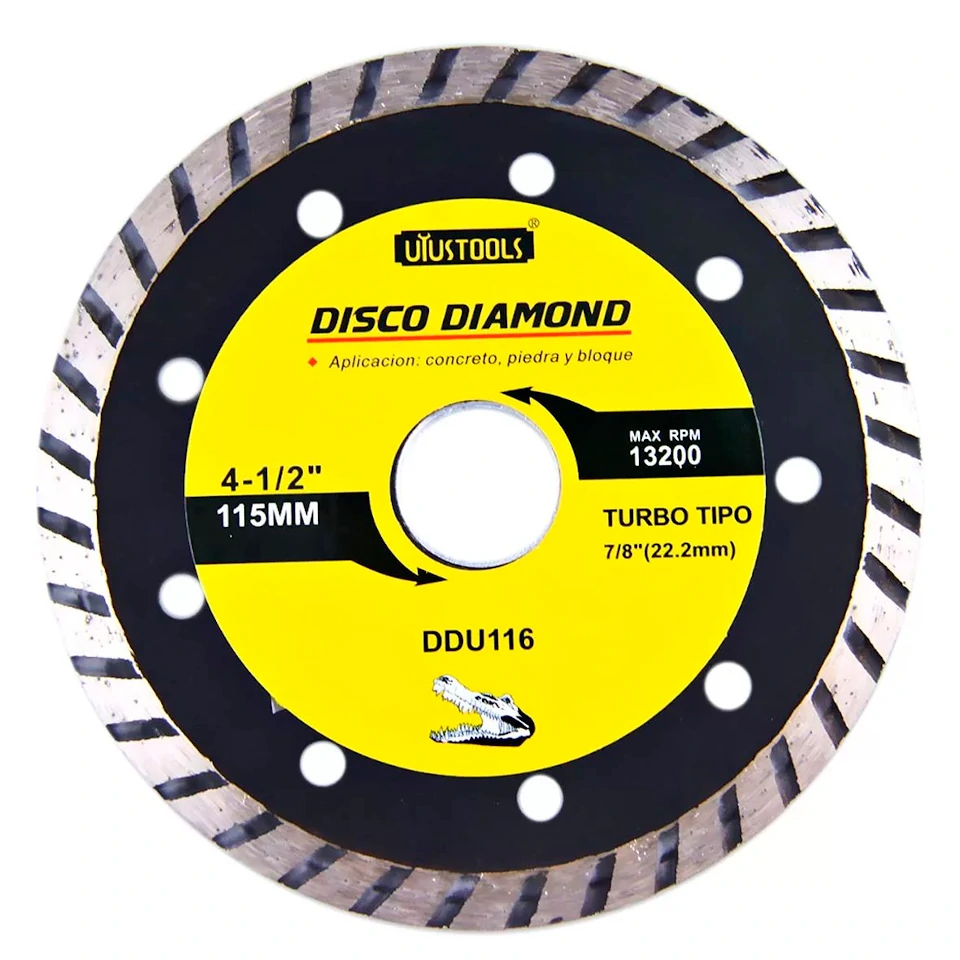 Disco Diamantado Turbo 4½ Unidad
