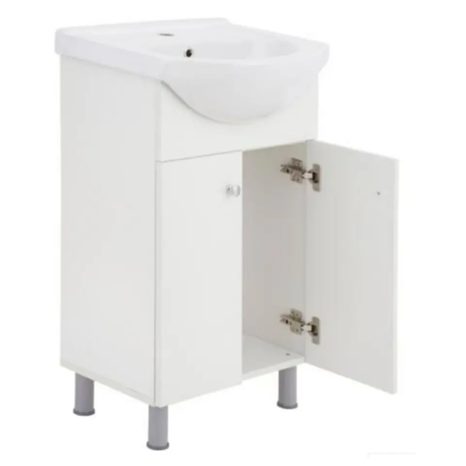 Vanitorio Blanco + Mueble Nantes Dacqua 60x86x43cm 2