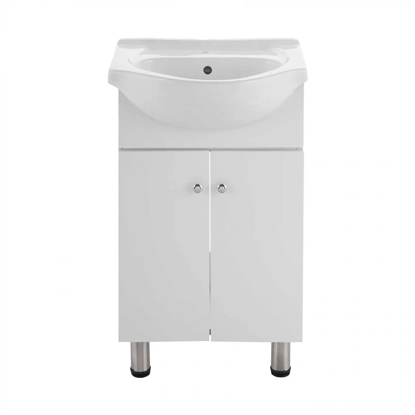 Vanitorio Blanco + Mueble Nantes Dacqua 60x86x43cm 1