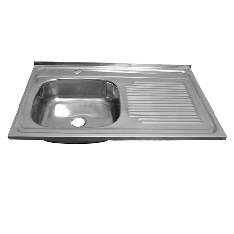 Lavaplato Inox Brill LIOI 800X500 Secado Derecho + Desagüe