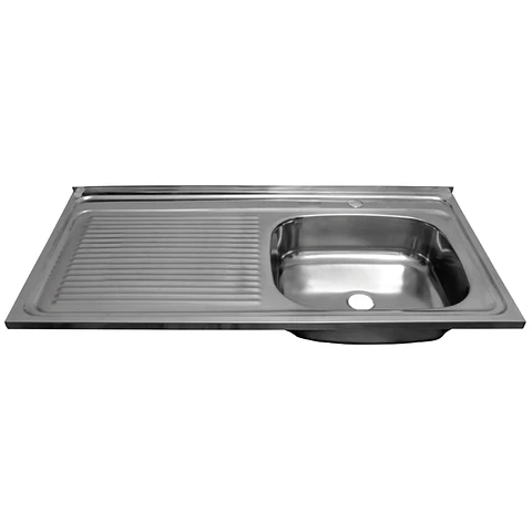 Lavaplato Inox Brill LIOI 1000X500 Secado Izquierdo + Desagüe 
