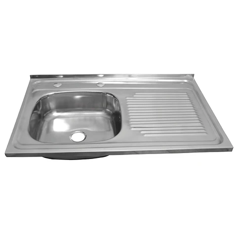 Lavaplato Inox Brill LIOI 800X500 Secado Derecho + Desagüe 
