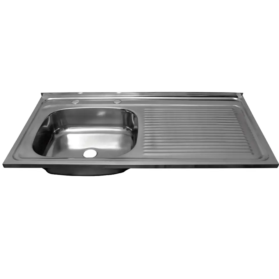 Lavaplato Inox Brill LIOI 1000X500 Secado Derecho + Desagüe  1
