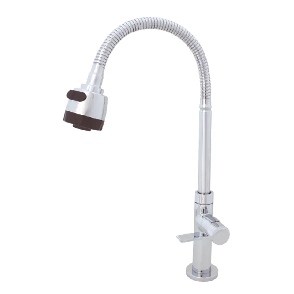 Mono Agua Fría Lavaplato Tokio Flexible Cromo Clius 1103C72 1