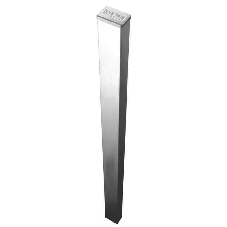 Poste Para Cerco Galv 60X60X1.5MM 2.30MTS + KIT (Tapa-Perno-Clip) 1