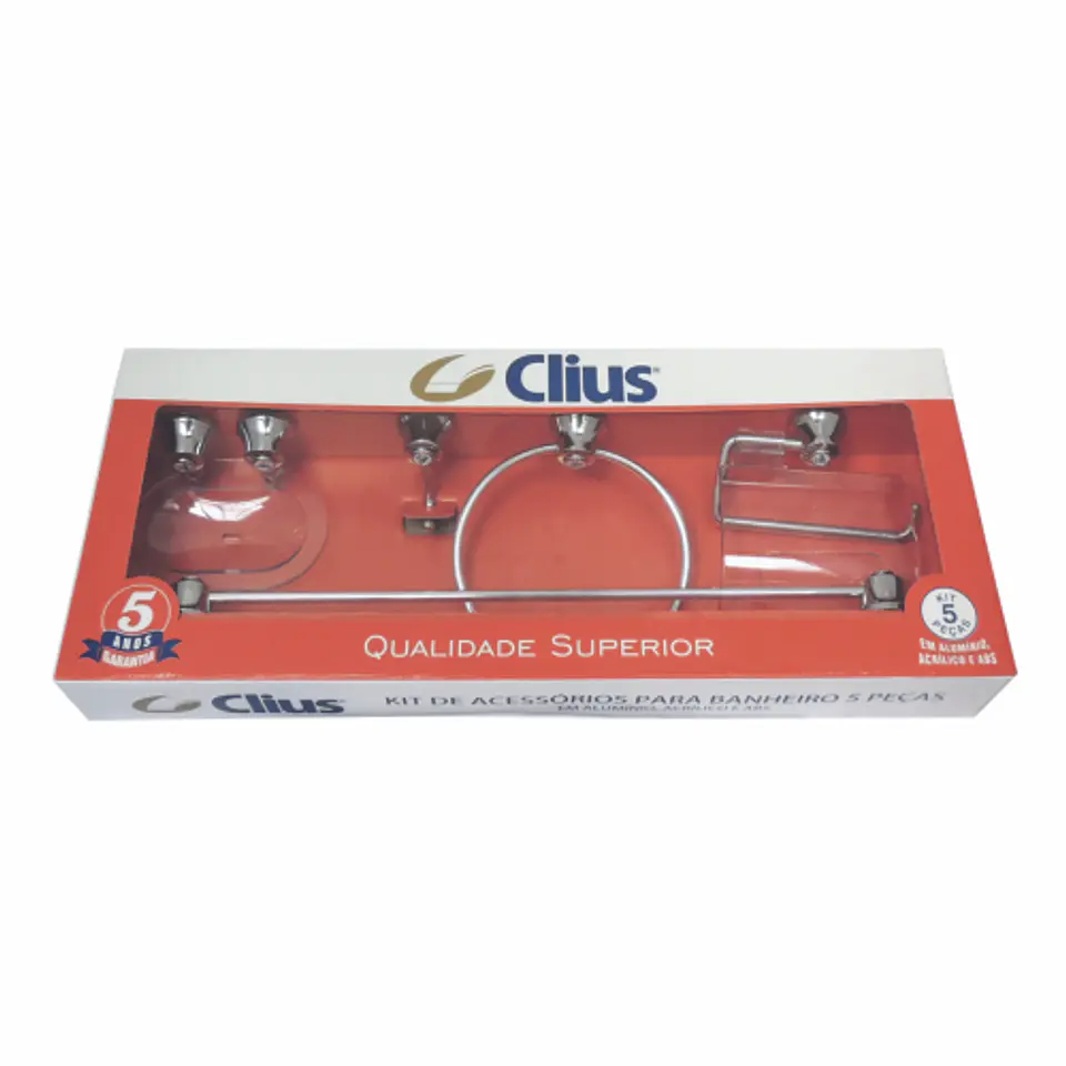 Kit Accesorio 5 PCS Acrílico  10 CLIUS 1