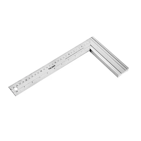 35038 Escuadra Carpintera Aluminio 10" 250X36X1.0mm Tolsen