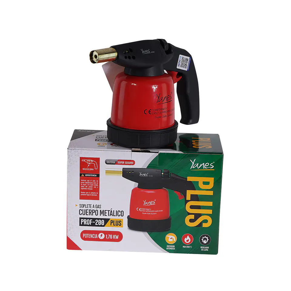 Soplete PROF-200 Plus Cuerpo Metalico  1
