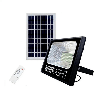 Proyector Led Solar + Panel Solar 40W 