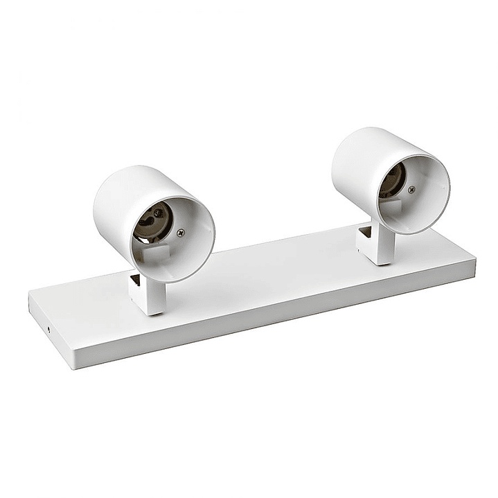 Foco Barra Sob. Doble GU-10 Blanco P2  2