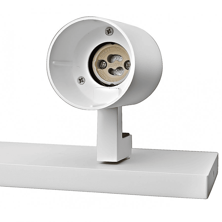 Foco Barra Sob. Doble GU-10 Blanco P2  3