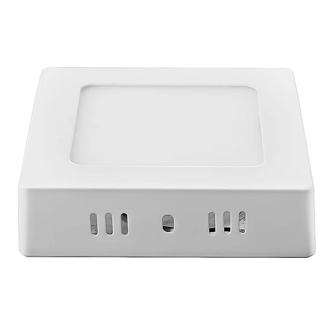Panel Led Cuadrado Sobrepuesto 12W/6000K 
