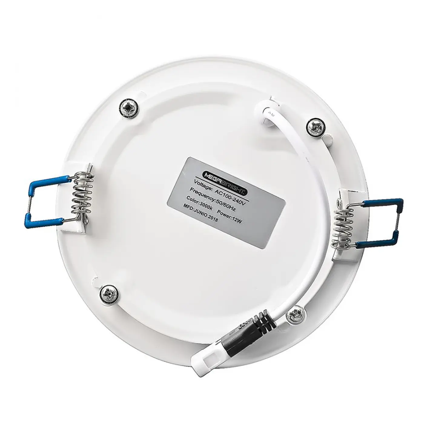 Panel Led Redondo Embutido 6W/6000K  2