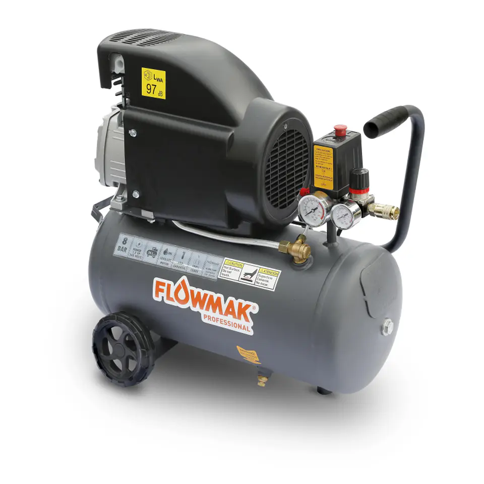 Compresor FL-50L-2HP 8BAR 220V FLlowmak 1
