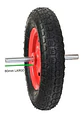 Rueda Carretilla Pantanera 350X8 FSIMP - Miniatura 2