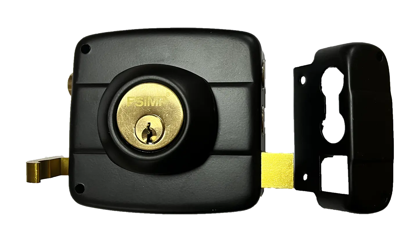 Cerradura Sobreponer Negra P-2022N FSIMP 1