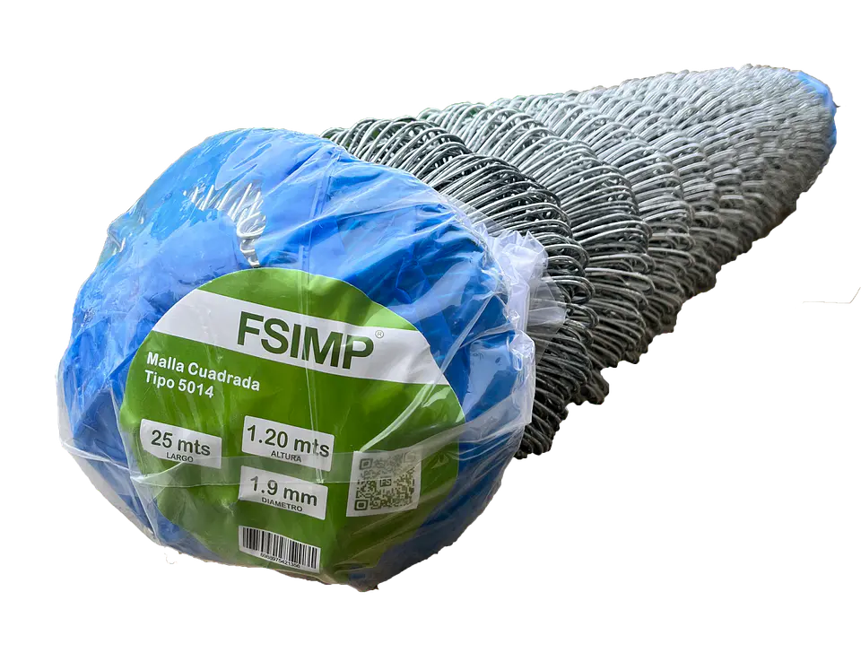 Malla 1.20 x 25 mts Cuadrada tipo 5014  1.9MM FSIMP 2