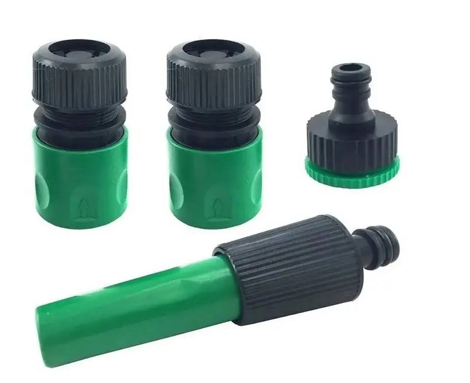 Juego Conectores P/Manguera 4PCS Garden Spray Gun  1
