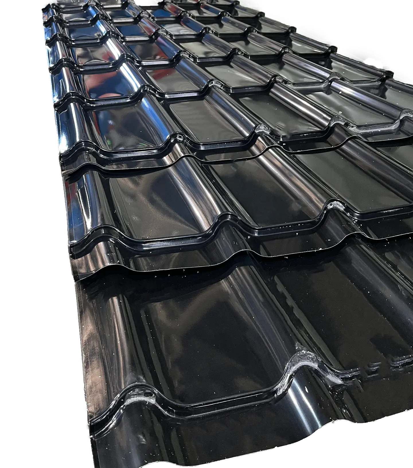 Zinc Teja Continua Negro / Terracota 0.40 x 1113 x 3.66 MTS 1