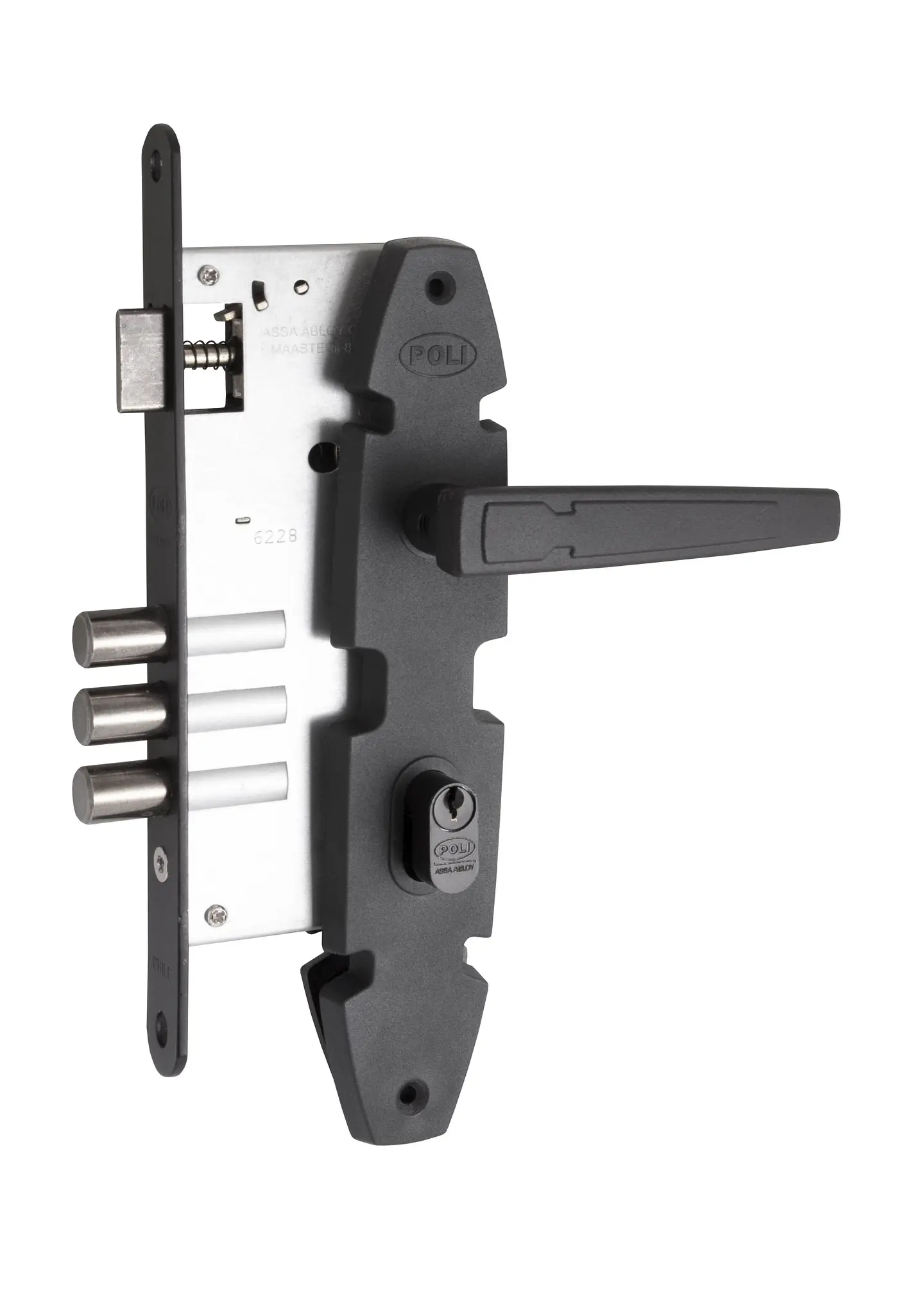 Cerradura Nordica EMB B60 Acceso Manilla Poli 1