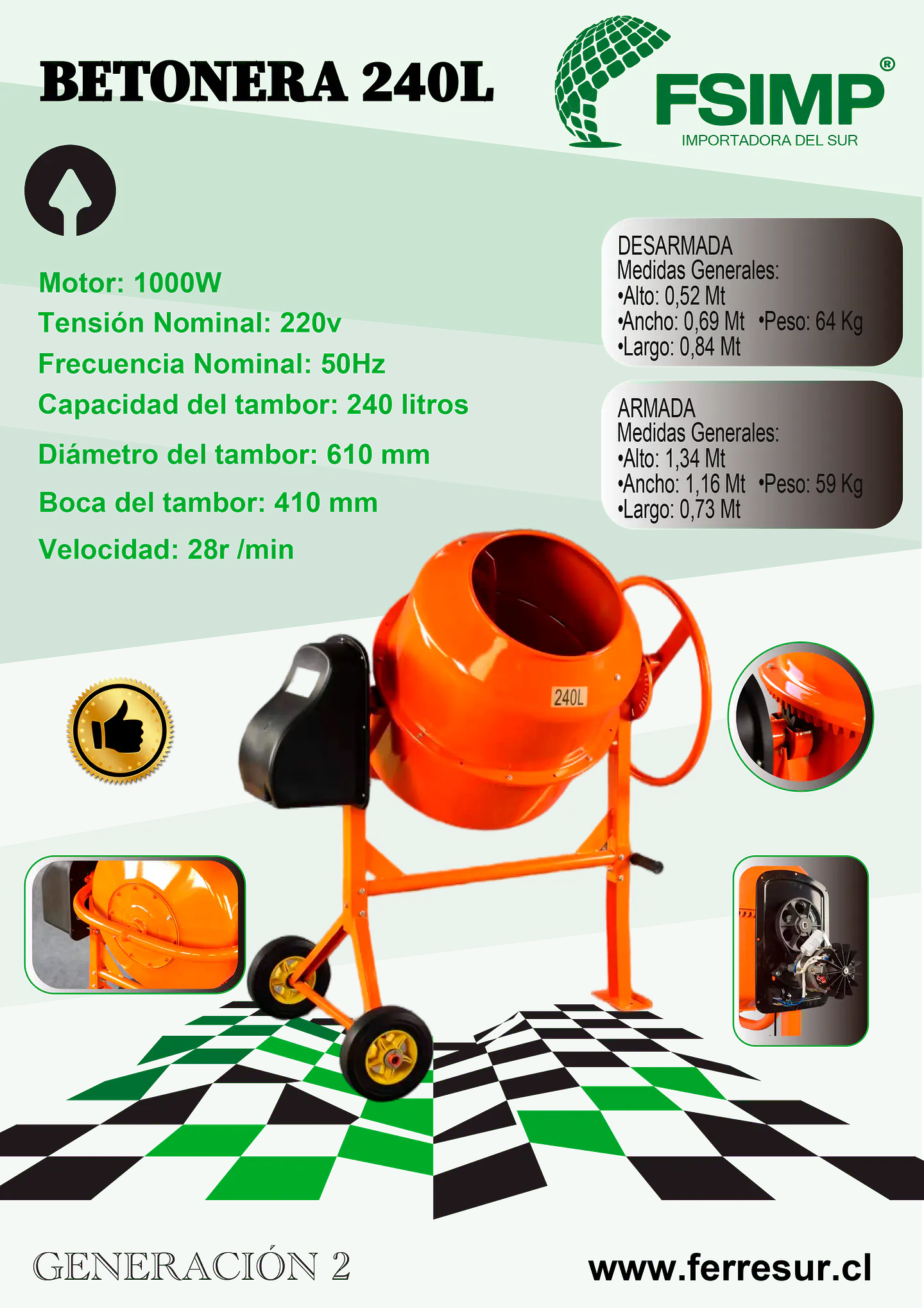  Betonera 240LTS FSIMP  5