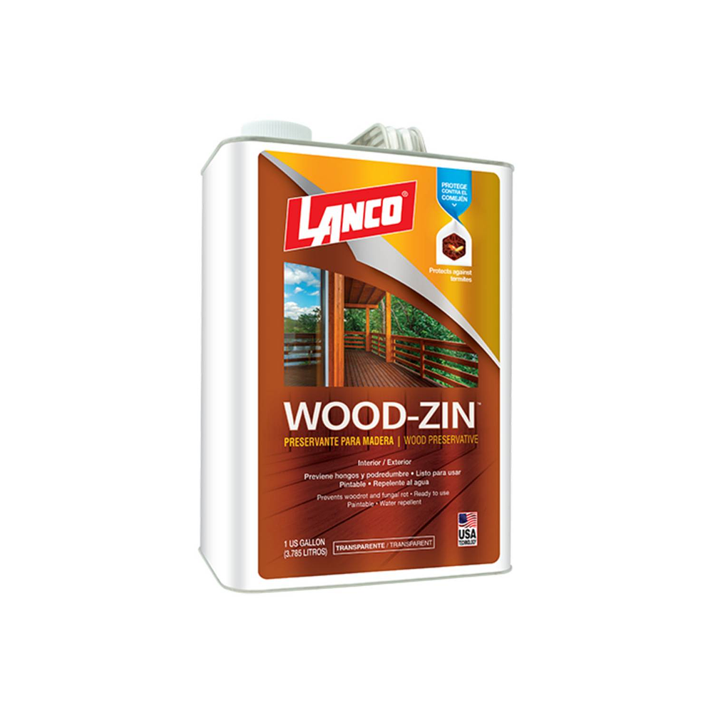 Preservante para Madera WOOD-ZIN 1/4GL Lanco PR502-5