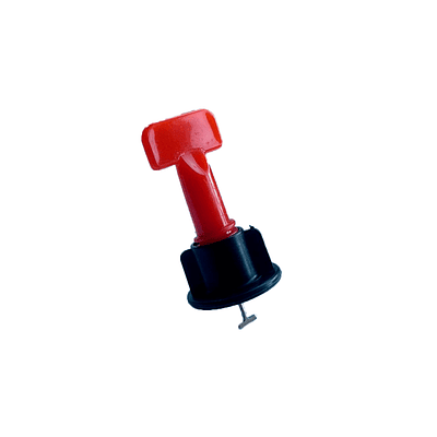 Nivelador Porcelanato Negro/Rojo 50 UND 