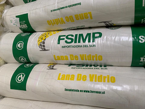 Aislante Lana de Vidrio 50mm 1.2x12mts (14.4mts²) FSIMP