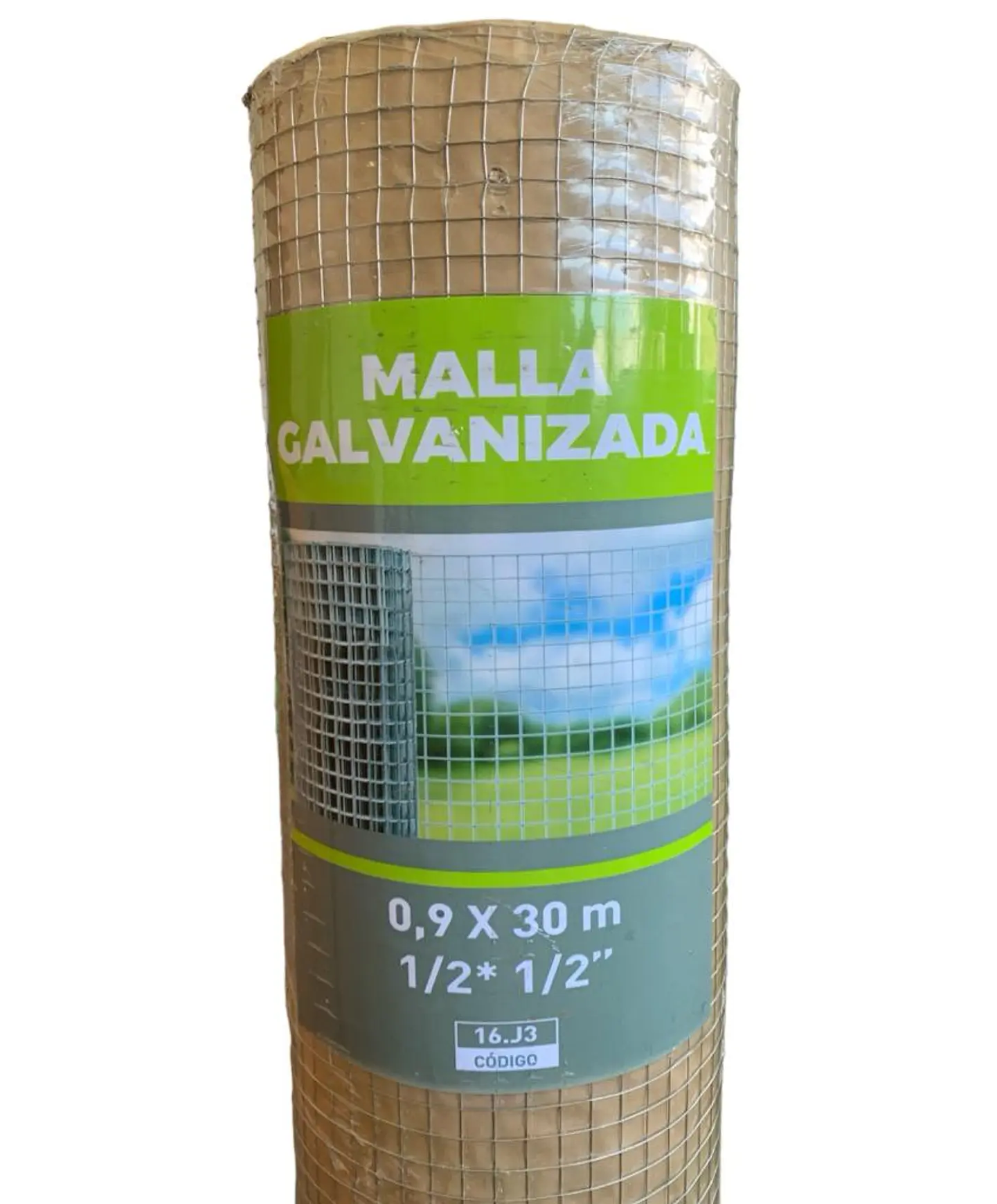 Malla Galvanizada 0.9X30mt 1/2X1/2 2