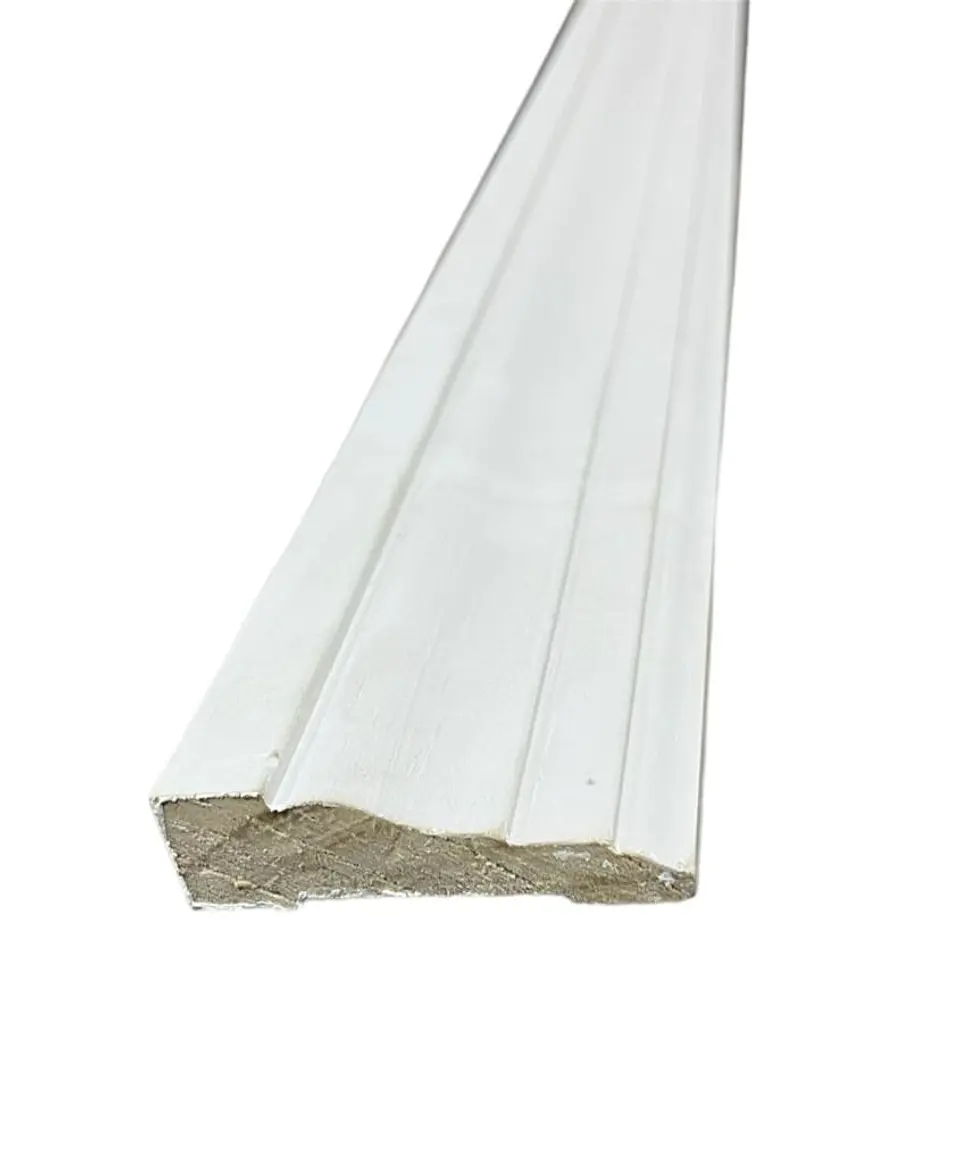 Moldura Guardapolvo Prepintado Blanco 3/4X21/2X2.10MTS 2