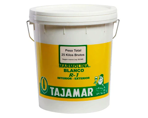 Marmolina R-1 Blanco Tajamar Tineta 25KG