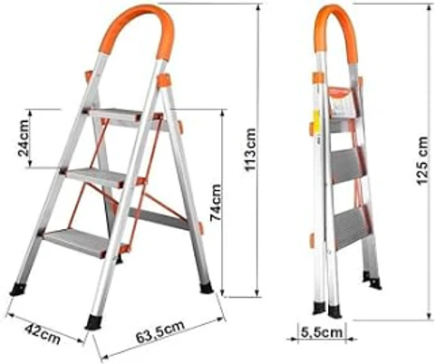 Escalera Plegable 3 Escalones TY-103C FSIMP