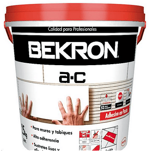 Adhesivo Pasta AC BEKRON 25KG Tineta 