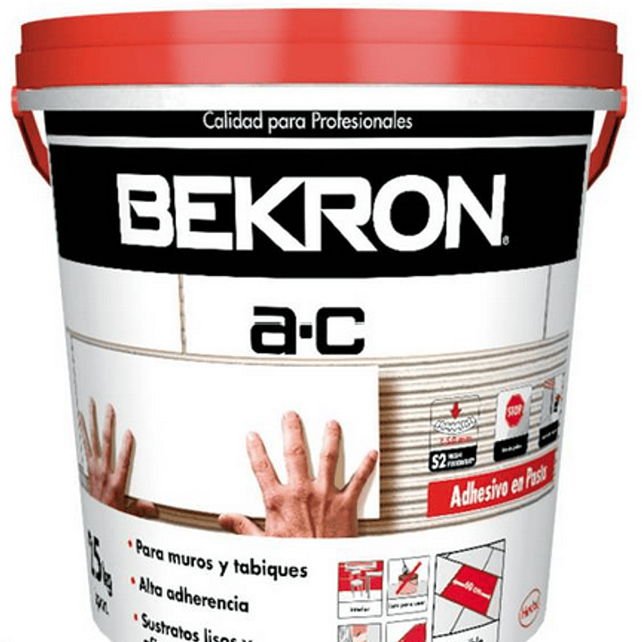 Adhesivo Pasta AC BEKRON 25KG Tineta