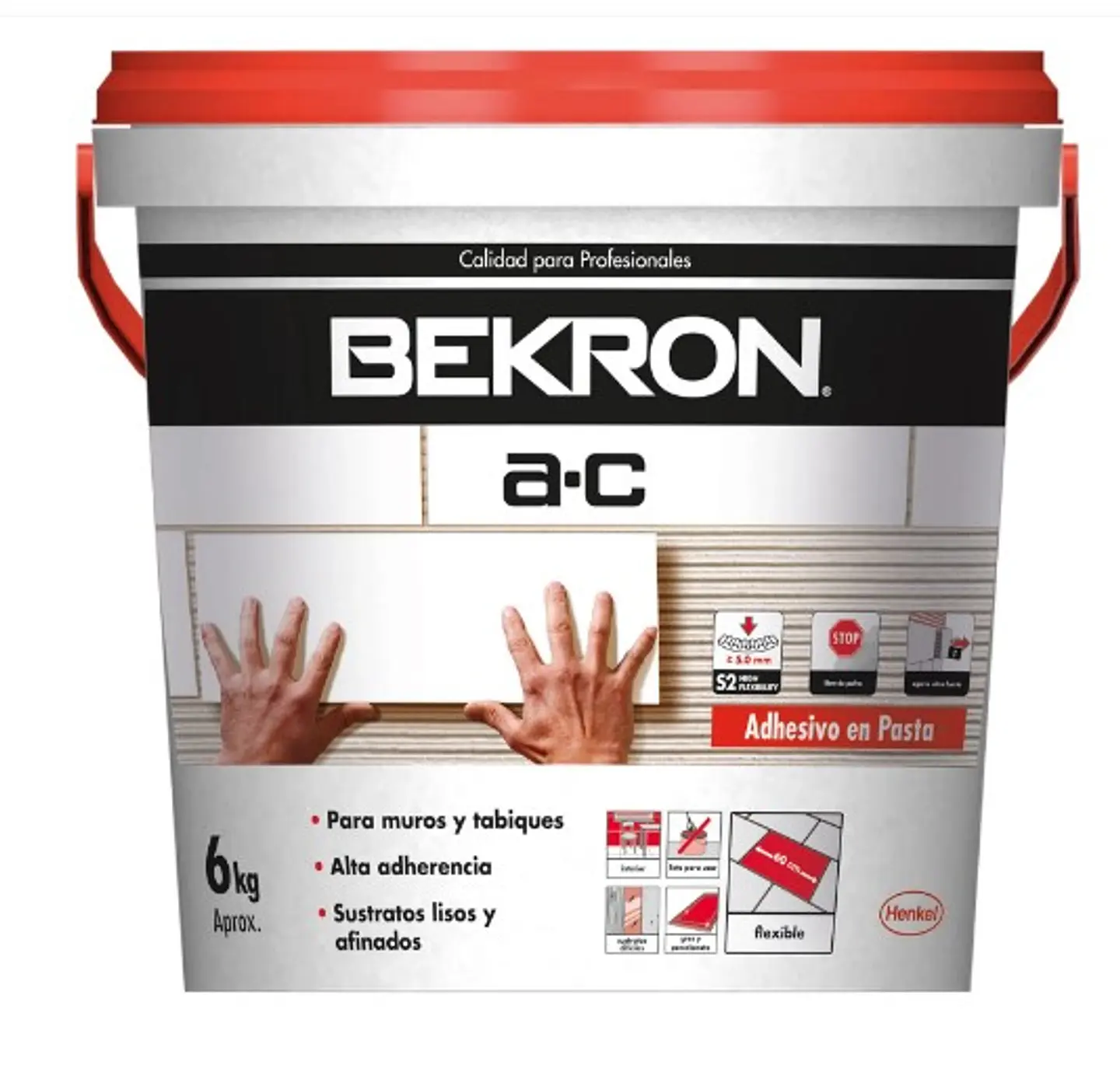 Adhesivo Pasta AC BEKRON 6KG Galon 1