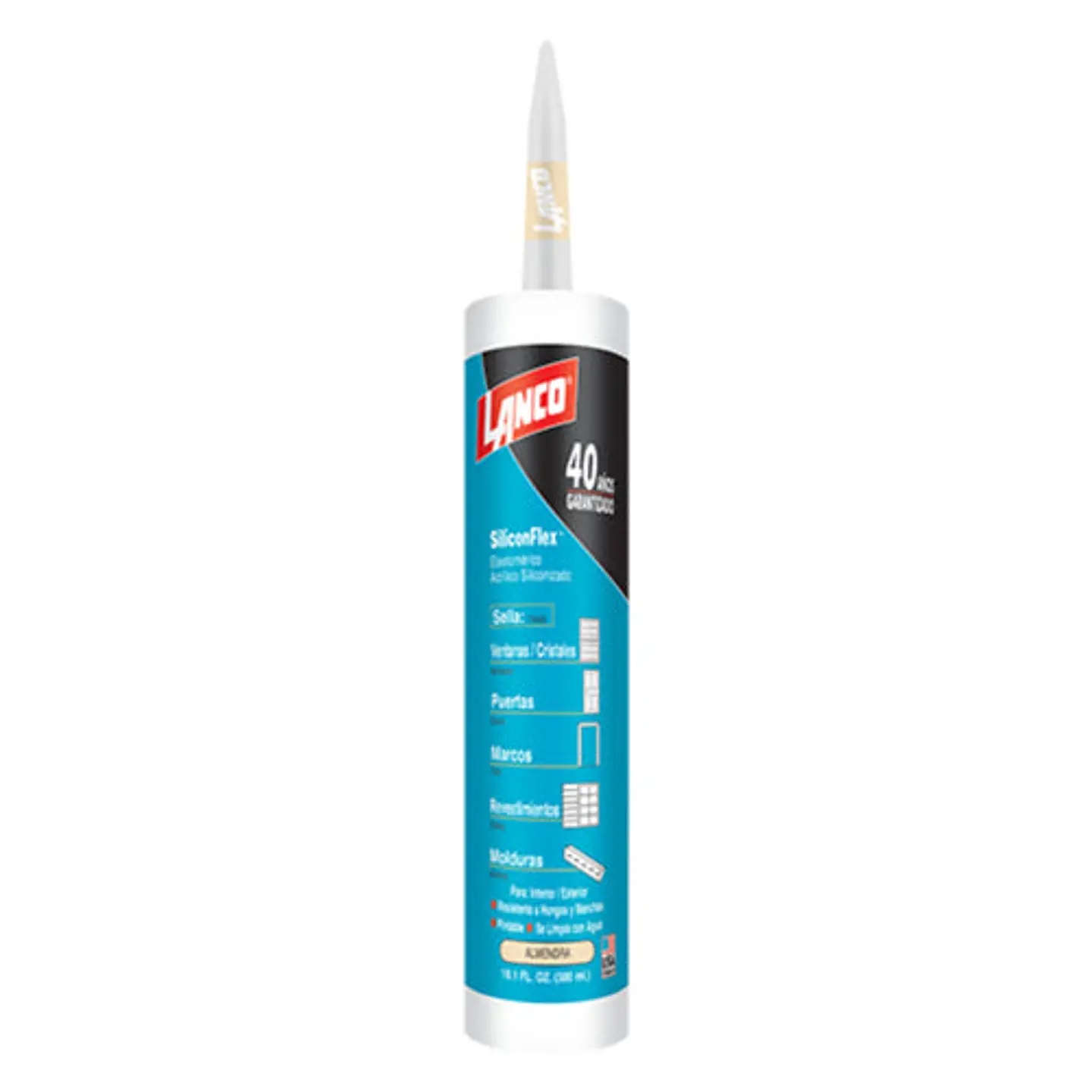 Sellador Multiuso SiliconFlex 300 ML Lanco  5