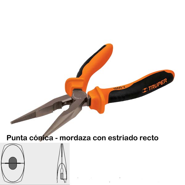 Alicate Punta 6" T-203-6 TRUPER