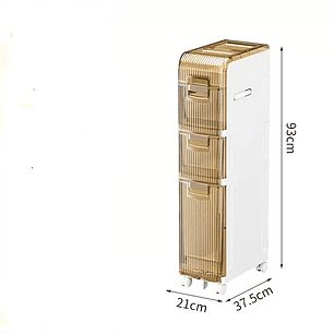 Cajonera Transparente 4 Niveles 41X30X93CM JH-7059