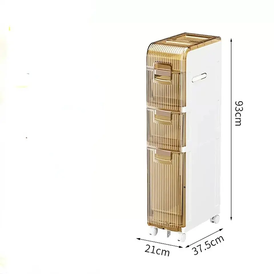 Cajonera Transparente 4 Niveles 41X30X93CM JH-7059 1