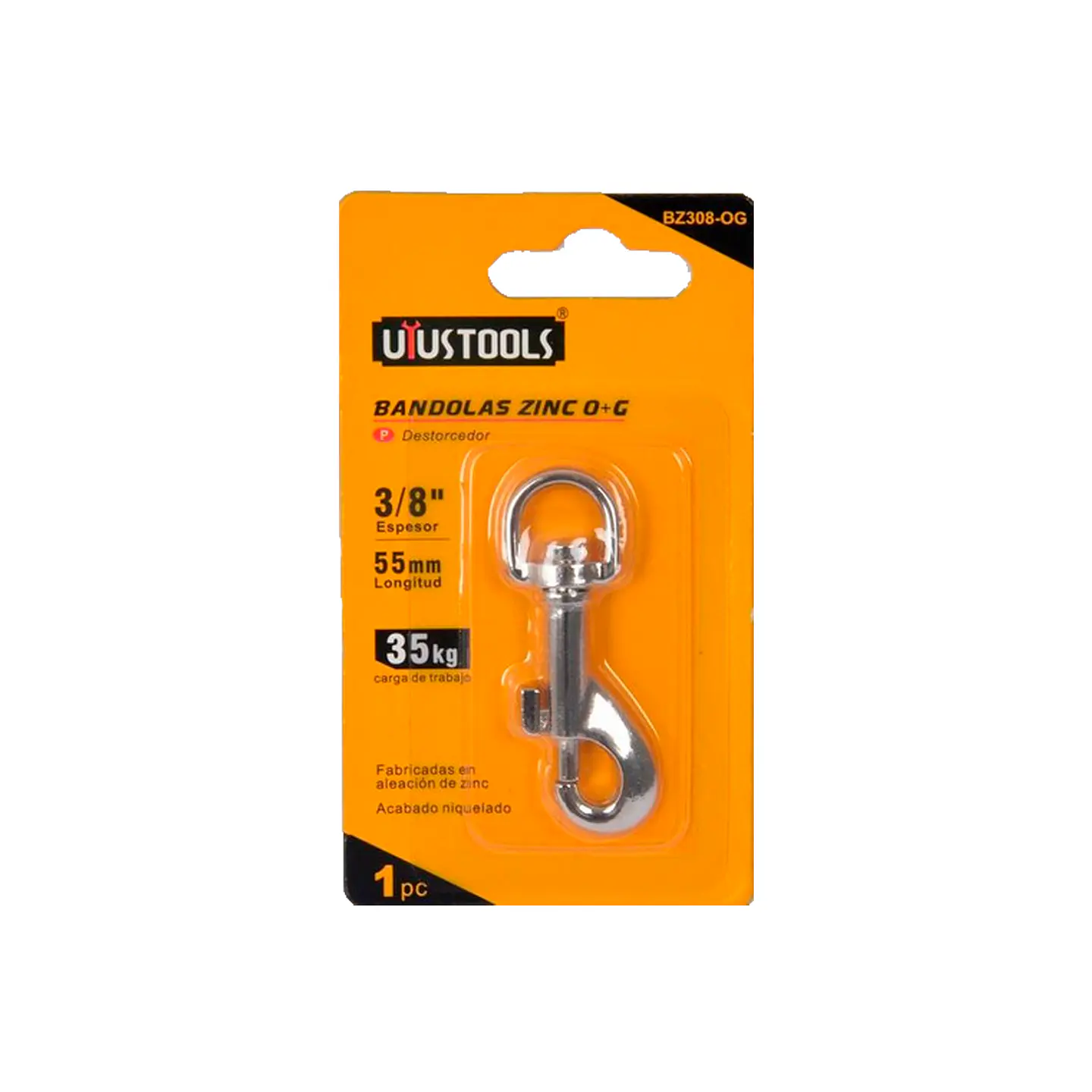 Bandolas ZInc O+G 3/8 23KG BZ308-OG UYUS 1