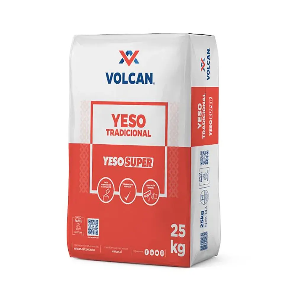 Yeso Espuma 25Kg Volcan 1