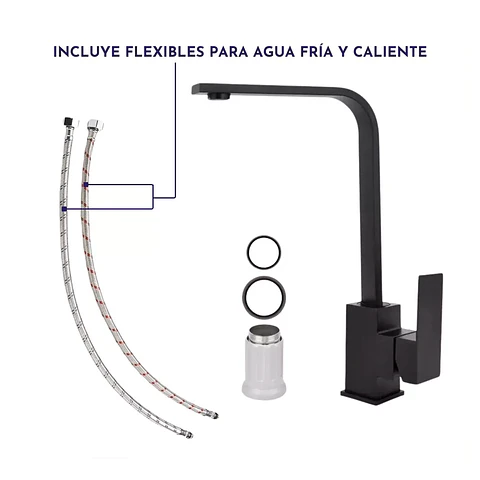 Monomando Lavaplatos Moderna Negro 2378ZN