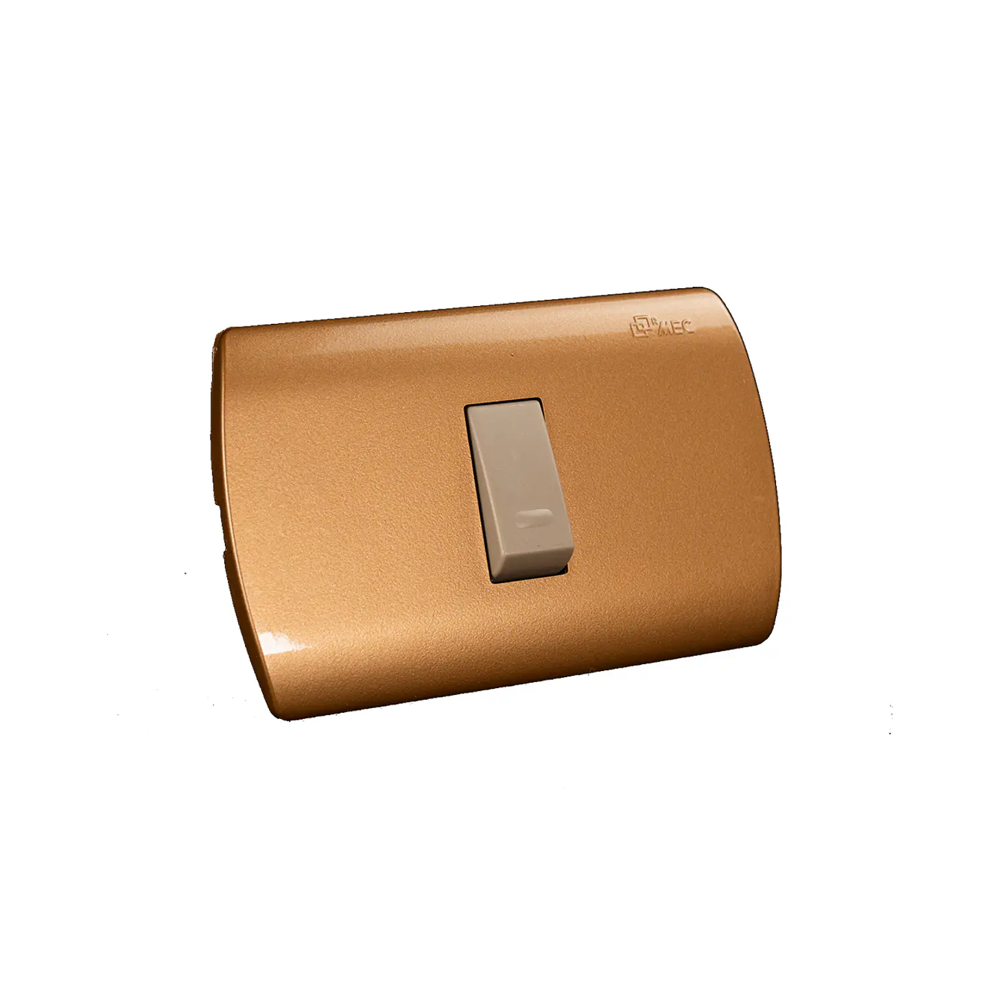 INT 9/12 Simple 10A MEC Embutido Dorado-Beige 1