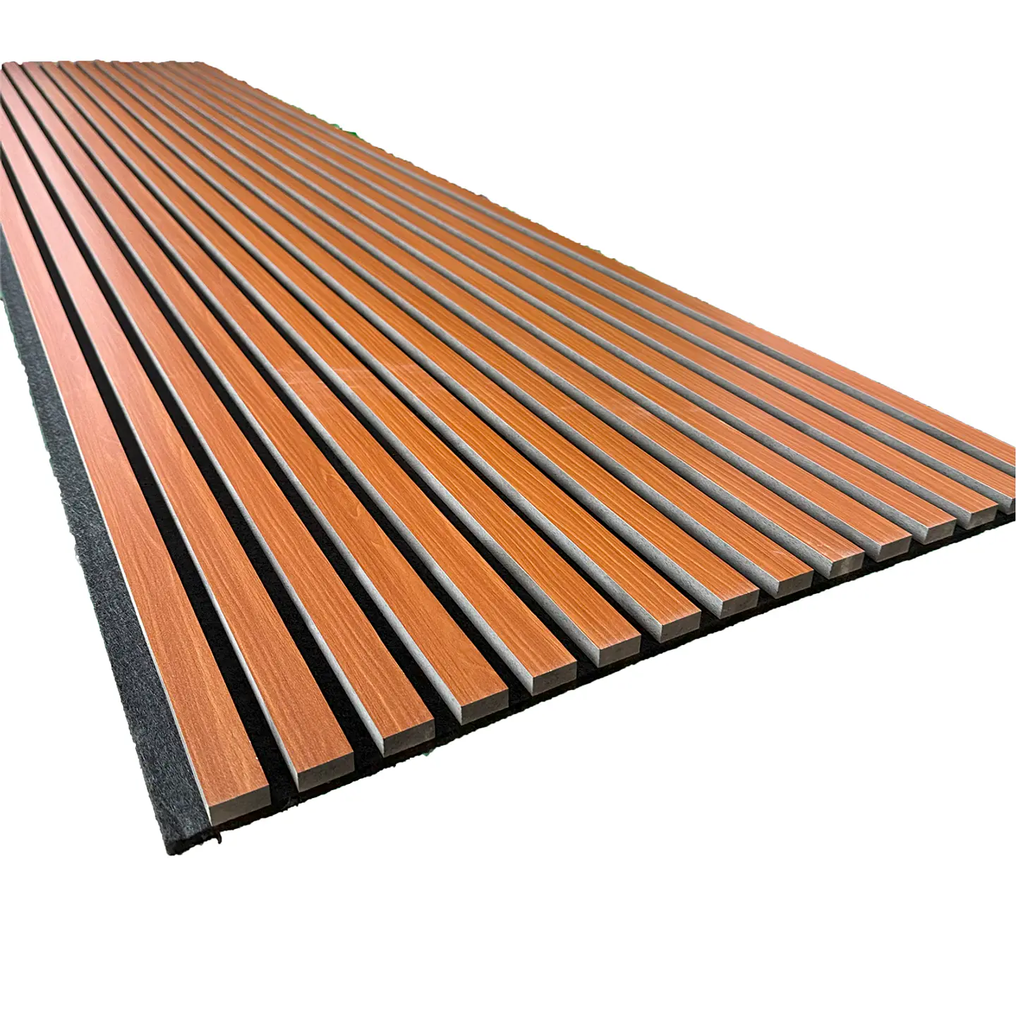 Panel Acustico C/Laminas de Madera RED OAK 600X2400MM 1