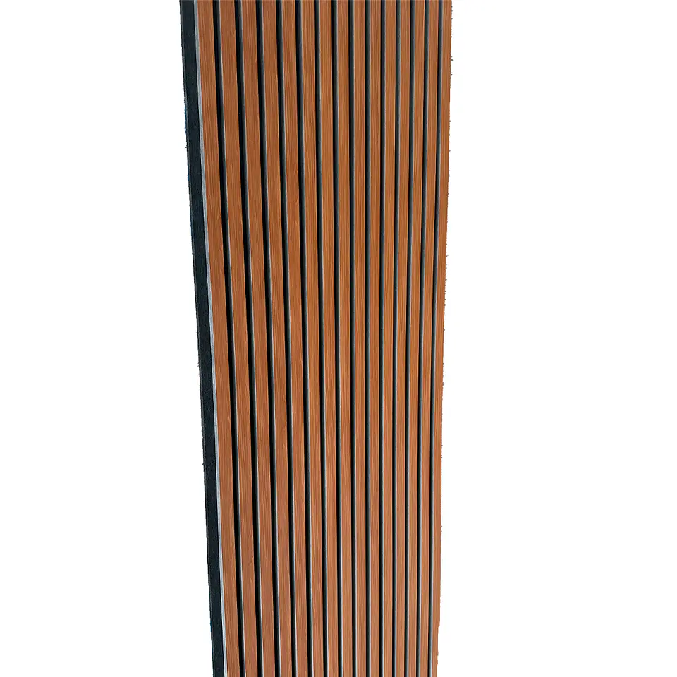 Panel Acustico C/Laminas de Madera RED OAK 600X2400MM 2